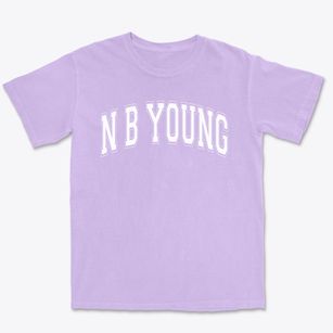 N B Young Middle Magnet School Varsity Arch Premium Heavyweight T-shirt