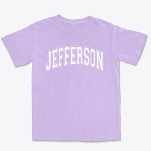 Jefferson Elementary School Varsity Arch Premium Heavyweight T-shirt