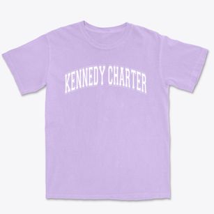 Kennedy Charter Public School Varsity Arch Premium Heavyweight T-shirt