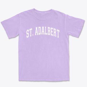 Saint Adalbert School Varsity Arch Premium Heavyweight T-shirt