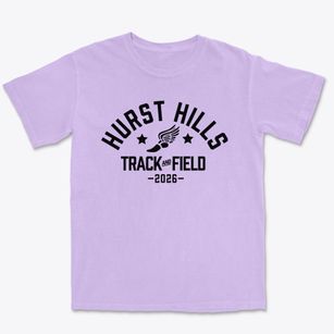 Hurst Hills Elementary School Track and Field Premium Heavyweight T-shirt