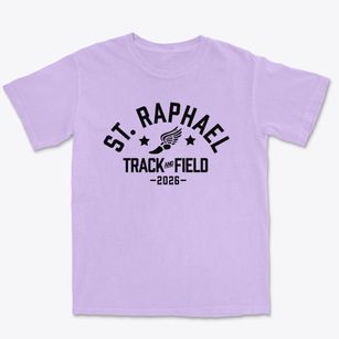 Saint Raphael School Track and Field Premium Heavyweight T-shirt