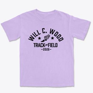 Will C. Wood High School Track and Field Premium Heavyweight T-shirt
