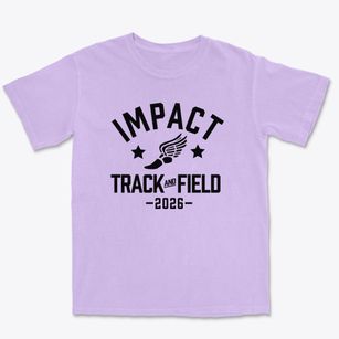 Impact Early College High School Track and Field Premium Heavyweight T-shirt