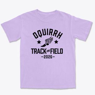Oquirrh Elementary School Track and Field Premium Heavyweight T-shirt