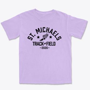 Saint Michaels School Track and Field Premium Heavyweight T-shirt