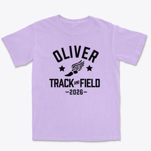 Oliver Elementary School Track and Field Premium Heavyweight T-shirt