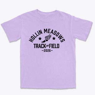 Hollin Meadows Track and Field Premium Heavyweight T-shirt