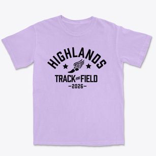 Highlands Middle School Track and Field Premium Heavyweight T-shirt