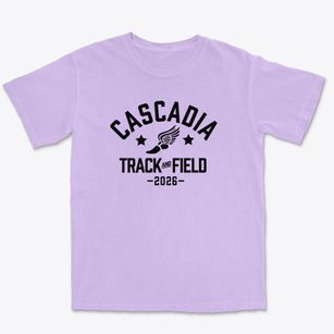 Cascadia Montessori School Track and Field Premium Heavyweight T-shirt