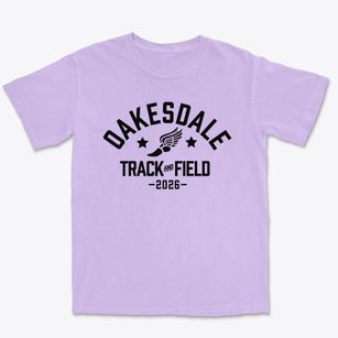 Oakesdale High School Track and Field Premium Heavyweight T-shirt