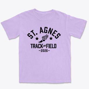 Saint Agnes School Track and Field Premium Heavyweight T-shirt