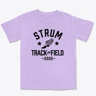 Strum Elementary School Track and Field Premium Heavyweight T-shirt