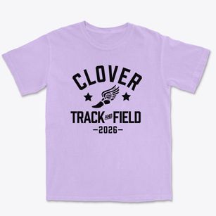 Clover Elementary School Track and Field Premium Heavyweight T-shirt