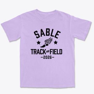 Sable Elementary School Track and Field Premium Heavyweight T-shirt