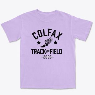 Colfax Elementary School Track and Field Premium Heavyweight T-shirt