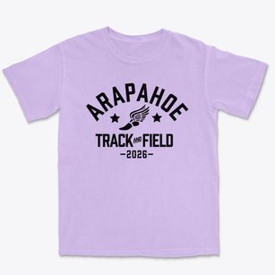 Arapahoe High School Track and Field Premium Heavyweight T-shirt