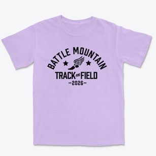 Battle Mountain High School Track and Field Premium Heavyweight T-shirt