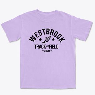 Westbrook High School Track and Field Premium Heavyweight T-shirt