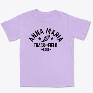 Anna Maria Elementary School Track and Field Premium Heavyweight T-shirt