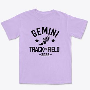 Gemini Elementary School Track and Field Premium Heavyweight T-shirt