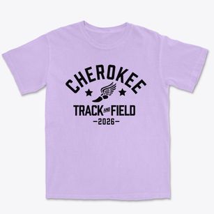 Cherokee Elementary School Track and Field Premium Heavyweight T-shirt