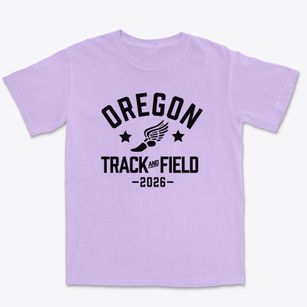 Oregon High School Track and Field Premium Heavyweight T-shirt