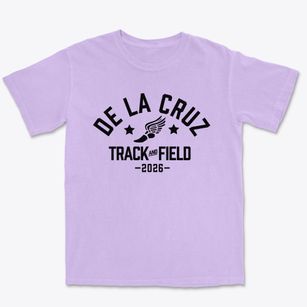 De La Cruz Math Science & Technology Track and Field Premium Heavyweight T-shirt