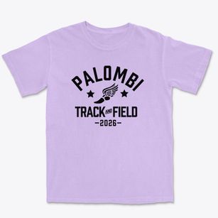 Palombi Middle School Track and Field Premium Heavyweight T-shirt