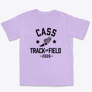 Cass Junior High School Track and Field Premium Heavyweight T-shirt