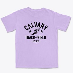 Calvary Christian School Track and Field Premium Heavyweight T-shirt