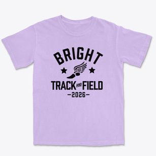 Bright Elementary School Track and Field Premium Heavyweight T-shirt