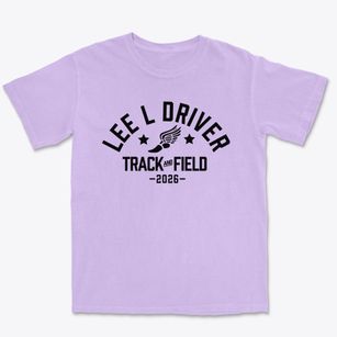 Lee L Driver Middle School Track and Field Premium Heavyweight T-shirt