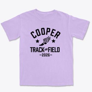 Cooper Elementary School Track and Field Premium Heavyweight T-shirt