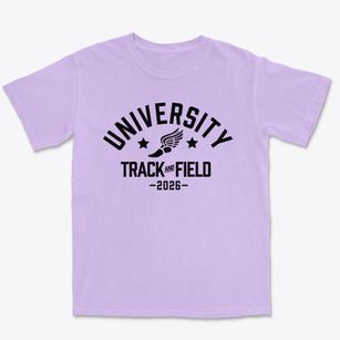 University High School Track and Field Premium Heavyweight T-shirt