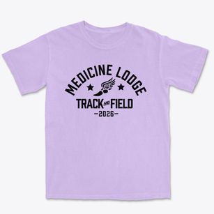 Medicine Lodge Elementary School Track and Field Premium Heavyweight T-shirt