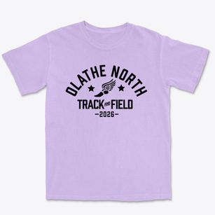 Olathe North High School Track and Field Premium Heavyweight T-shirt