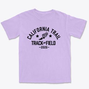California Trail Junior High School Track and Field Premium Heavyweight T-shirt