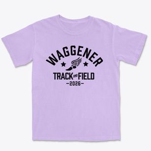Waggener Traditional High School Track and Field Premium Heavyweight T-shirt