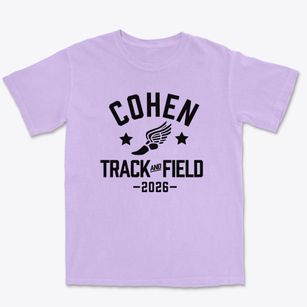 Cohen College Prep Track and Field Premium Heavyweight T-shirt
