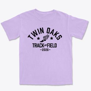 Twin Oaks Elementary School Track and Field Premium Heavyweight T-shirt