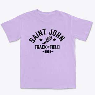 Saint John The Baptist School Track and Field Premium Heavyweight T-shirt