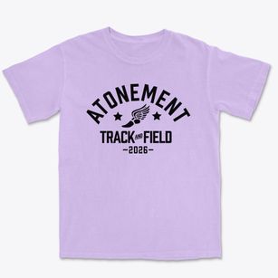 Atonement Lutheran School Track and Field Premium Heavyweight T-shirt