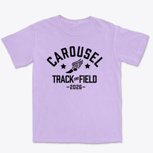 Carousel School Track and Field Premium Heavyweight T-shirt