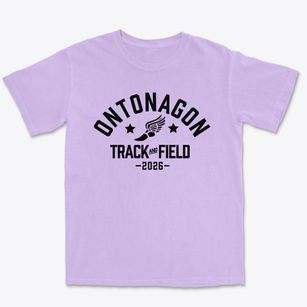Ontonagon Area Elementary School Track and Field Premium Heavyweight T-shirt