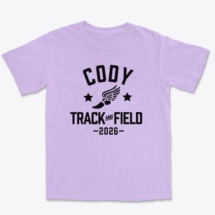 Cody High School Track and Field Premium Heavyweight T-shirt