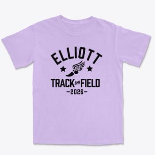 Elliott School Track and Field Premium Heavyweight T-shirt