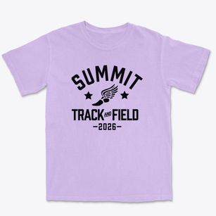 Summit Academy North High School Track and Field Premium Heavyweight T-shirt