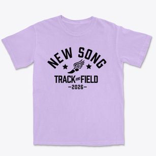 New Song Christian Academy Track and Field Premium Heavyweight T-shirt