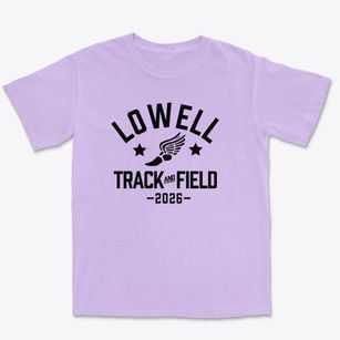 Lowell Middle School Track and Field Premium Heavyweight T-shirt